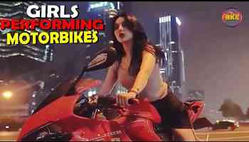 Girls Performing Motorbikes | CRAZY &amp; INSANE Motorcycle Moments | Motorcycle Crashes 2024