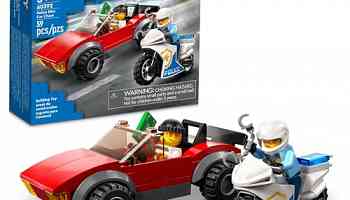 LEGO City Police Bike Car Chase Building Set For $7.49 From Amazon