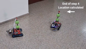 Robots Collaborate To Localize Themselves Precisely