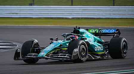 AMABA winner Loake completes Aston Martin F1 prize test at Silverstone