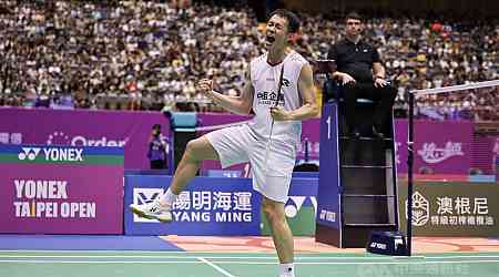 Taiwan shuttlers to face off at Taipei Open men's singles finals