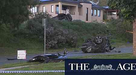 Young driver dies after car smashed to pieces in horror Perth crash