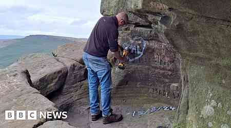 Anger at Peak District cave graffiti