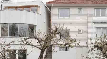 Vatn Architecture and Groma add curved extension to 1930s home in Norway