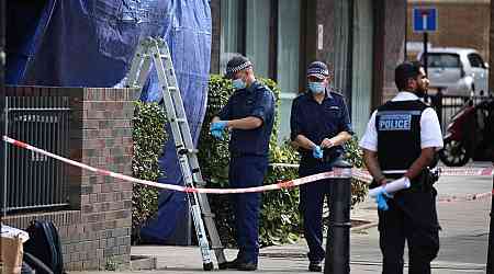 Woman in her 30s stabbed to death inside flat as two people are arrested