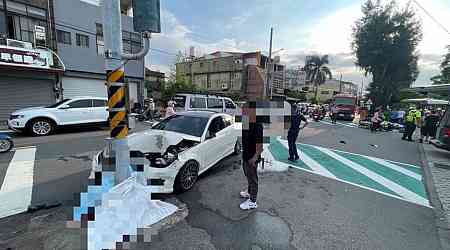 1 dead, 5 injured in Hsinchu after car strikes pedestrians, motorcyclists