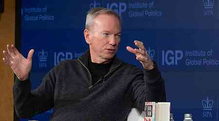 Former Google CEO Eric Schmidt says the US military is falling behind in AI warfare and needs a 'systemic overhaul'