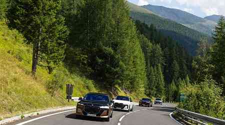 BMW i7 Fleet Visits The Austrian Alps