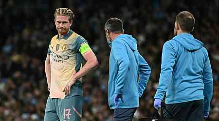 Kevin De Bruyne injured ahead of Man City vs Arsenal as Inter Milan clash takes its toll