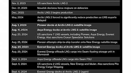 The Shadow Fleet Transporting Sanctioned Gas for Russia