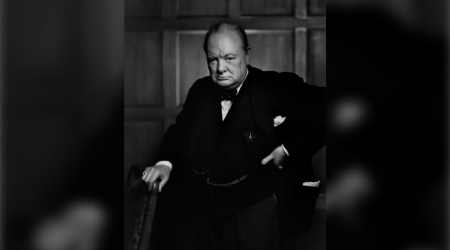 Stolen Winston Churchill 'Roaring Lion' portrait returned after ceremony in Italy