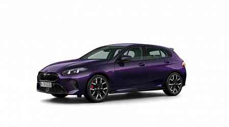 New BMW 1 Series Dresses In Purple For Walkaround Video