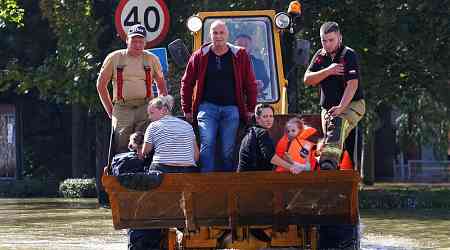 Central Europe races against time as flood zones move