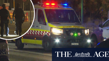 Gunman on the run and a man in hospital after shooting in western Sydney