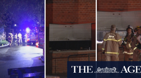 Melbourne school fire treated as suspicious