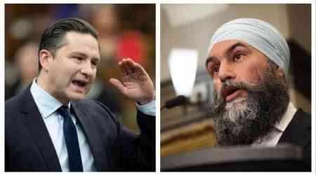 'I'm right here, bro': Singh, Poilievre have tense exchange during question period