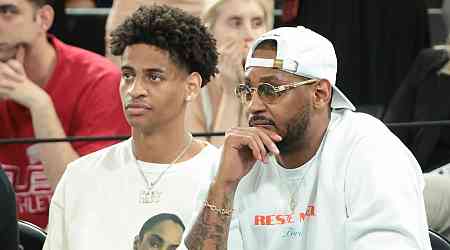 Melo's son: Cuse is finalist, but dad doesn't push