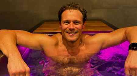 Outlander's Sam Heughan wows fans as he braves freezing cold waters in new snaps