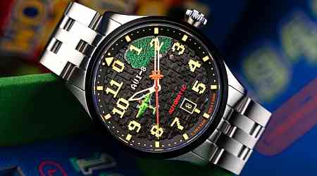 AVI-8 x Capcom Team up Again for the Limited-Edition Flyboy 1942 Automatic Pixel Watch