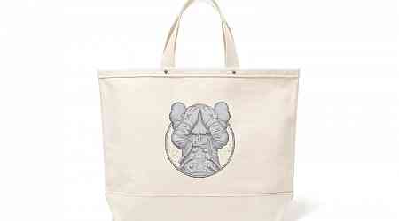 KAWS and HUMAN MADE Drop Limited Edition Tote Bag