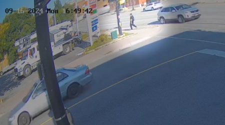 Video released of person of interest after cat is allegedly set on fire in Orillia, Ont.