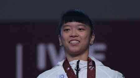 Taiwan's Chen wins gold, breaks world record at weightlifting world championships