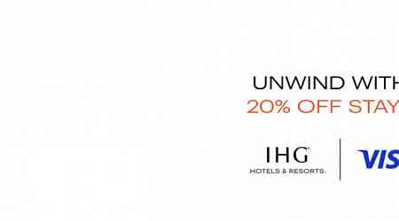 20% off best flexible rate for IHG hotels across Asia-Pacific when paying with Visa card