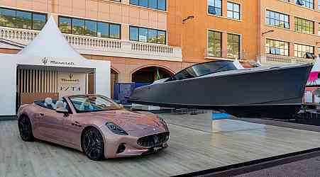 Maserati Debuts Its Yacht And Electric GranCabrio At Monaco Yacht Show 2024