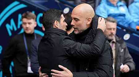 Pep Guardiola warns Arsenal 'this is a war' as Man City boss threatens Mikel Arteta