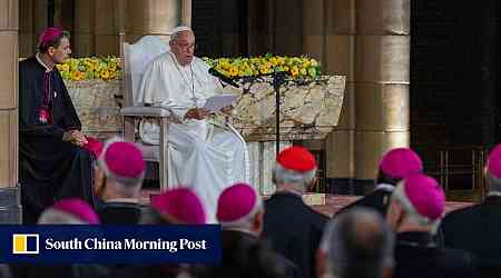 Pope Francis pledges support for victims of sexual abuse during Belgium visit