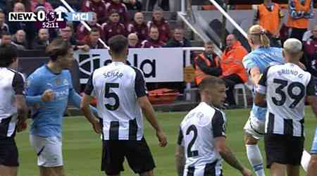 Arsenal fans rage as Jack Grealish escapes punishment for 'elbowing' Newcastle star