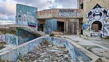 White Rocks Abandoned Complex in Pembroke, Malta