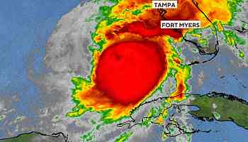 Latest details on Hurricane Milton with landfall expected overnight in Florida