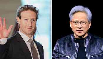 Mark Zuckerberg and Jensen Huang's combined wealth gains this year equate to the 7th richest person in the world