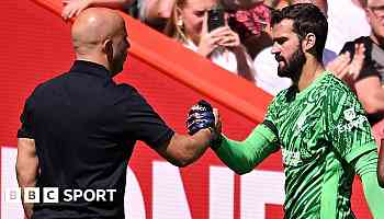 Liverpool looking into Alisson injury issues - Slot