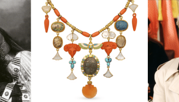 This Egyptian Revival necklace from Devil Wears Prada has a royal past.