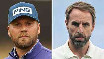 The Open golf star calls out Gareth Southgate and gets Man Utd wish