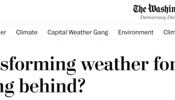 The Unnecessary Decline of U.S. Numerical Weather Prediction