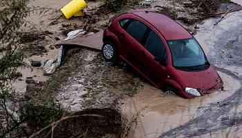 Death and destruction as torrential rains lash Spain