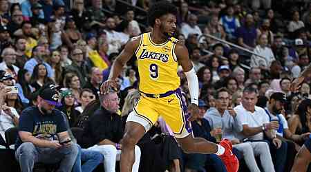  Lakers preseason opener: Bronny James narrowly avoids scoreless debut as Dalton Knecht steals show 