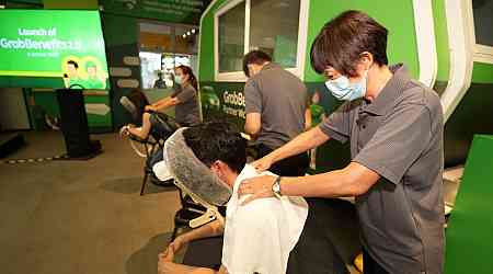 $4 million welfare: From free annual flu jabs to massages, here's what Grab drivers, delivery riders can enjoy from 2025