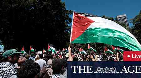 Sydney pro-Palestine protest LIVE updates: Demonstrators gather in CBD on day before October 7 anniversary