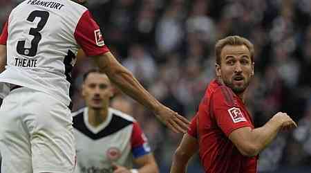 Harry Kane picks up knock in Bayern's 3-3 draw at Frankfurt right before England duty