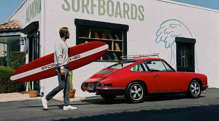 Porsche Teams Up with Almond for "Made in California" Surfboard Collection