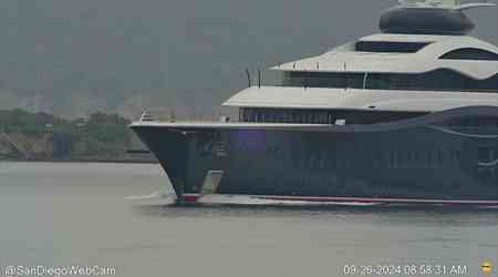 $300M super yacht spotted in San Diego Bay: Who does it belong to?