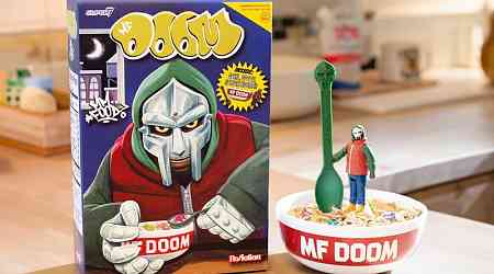 Start Your Day Right With Super7's MF DOOM ReAction Figure Cereal Bowl Set