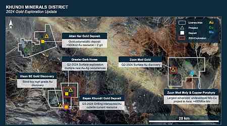 Erdene Provides Bayan Khundii Gold Project Update