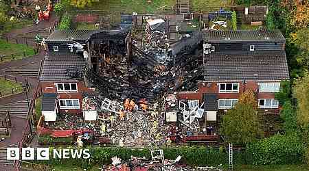 Newcastle house explosion: Three adults and a child taken to hospital