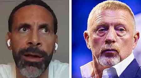 Boris Becker backs up Man Utd icon Rio Ferdinand in strange social media exchange