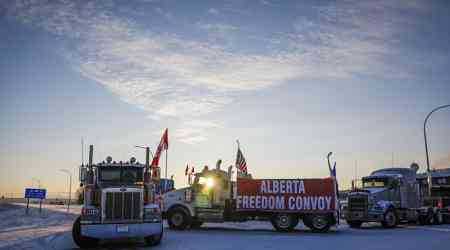 Protesters convicted of mischief at Alberta blockade to be sentenced next year